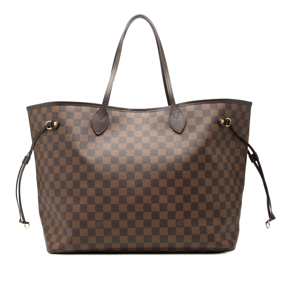 Pre-Loved Louis Vuitton Damier Ebene Neverfull GM